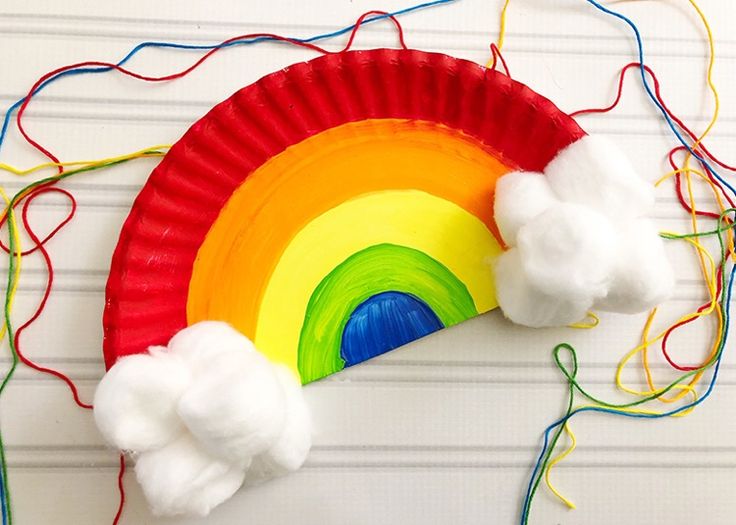bricolage arc en ciel maternelle