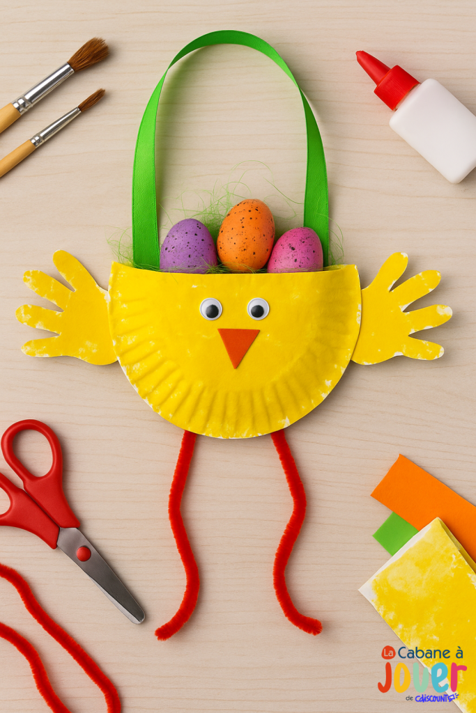 panier poussin paques