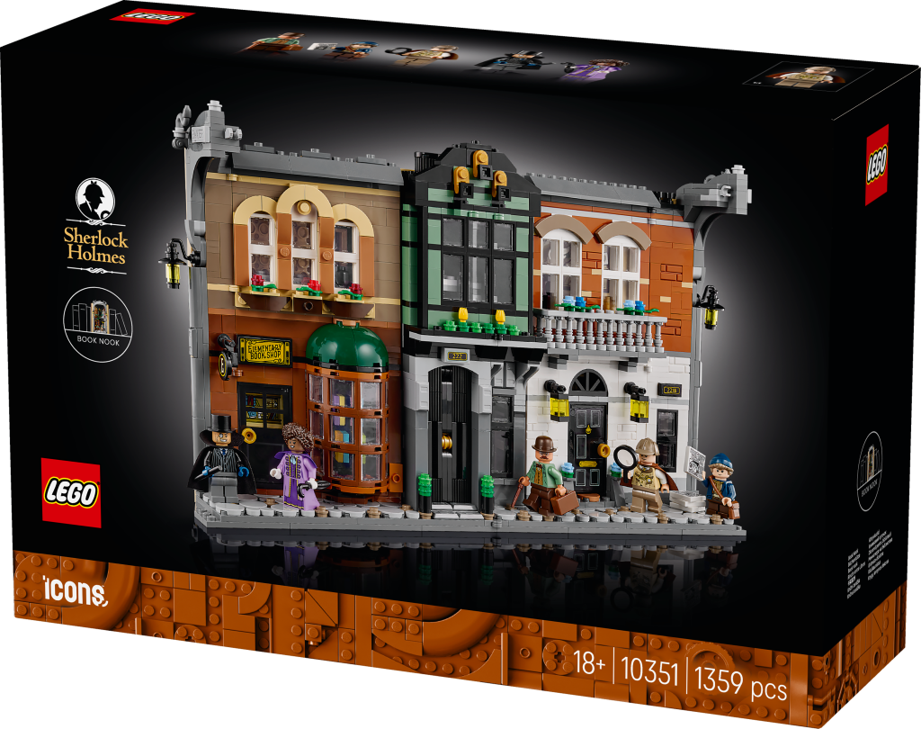 boîte LEGO Icons 10351 Book Nook : Sherlock Holmes