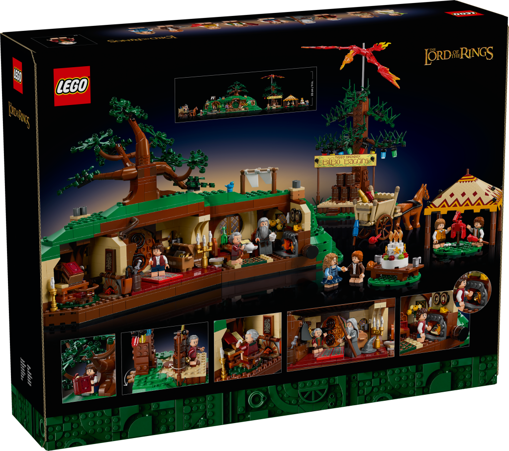 boîte LEGO Icons 10354 Le Seigneur des Anneaux : la Comté