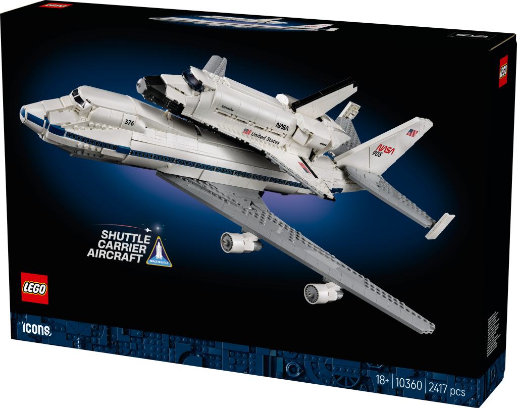 boîte LEGO Icons 10360 : Le Shuttle Carrier Aircraft