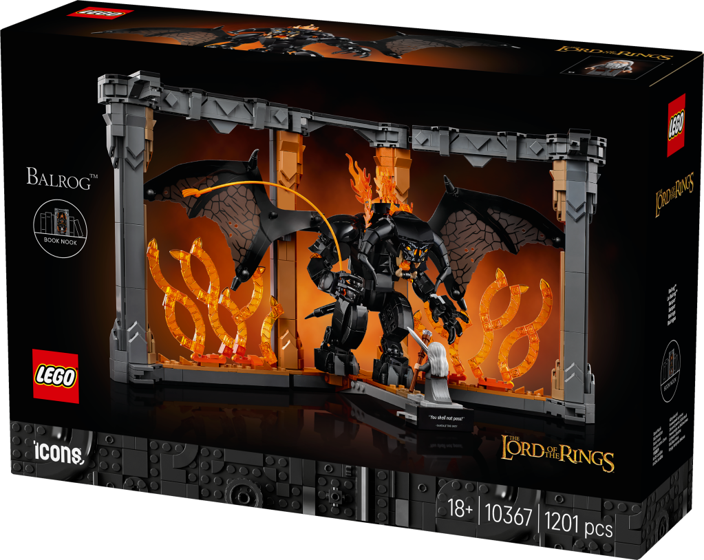 boîte LEGO Icons 10367 Book Nook du Balrog