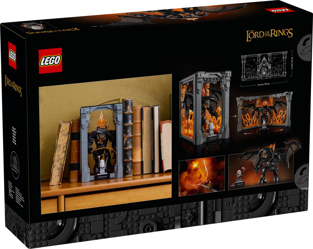 boîte LEGO Icons 10367 Book Nook du Balrog