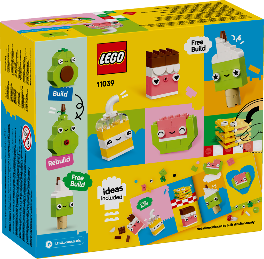boîte LEGO Classic 11039 : Les aliments créatifs