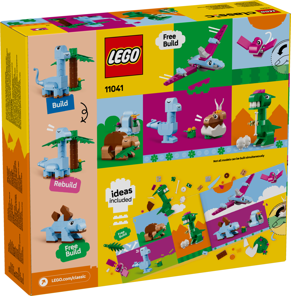 boîte LEGO Classic 11041 : Les dinosaures créatifs