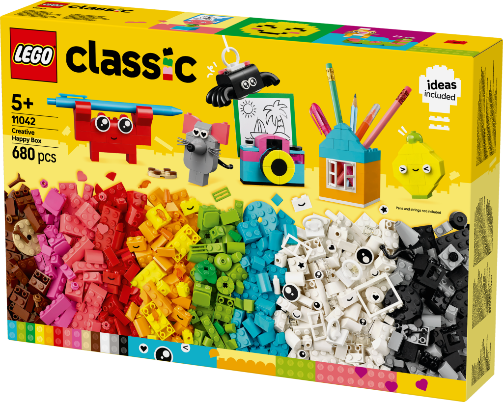 boîte LEGO Classic 11042 : La boîte créative du bonheur
