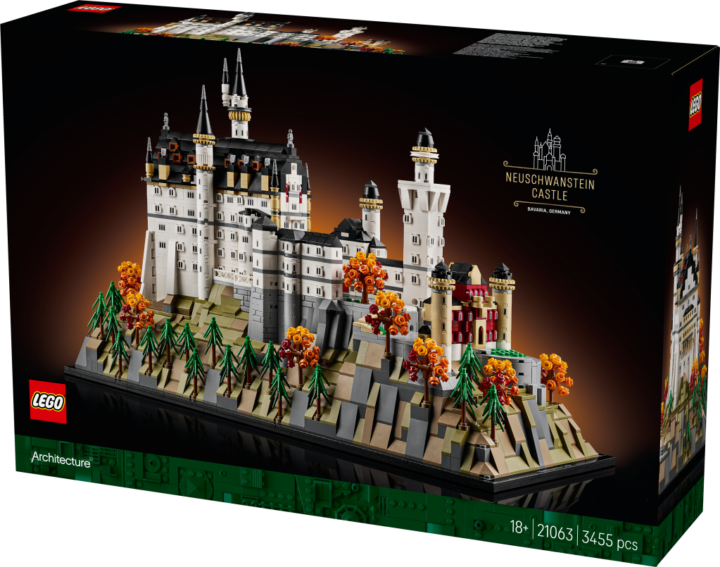 boîte LEGO Architecture 21063 : Le Château de Neuschwanstein