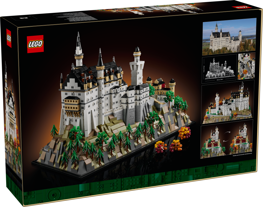 boîte LEGO Architecture 21063 : Le Château de Neuschwanstein