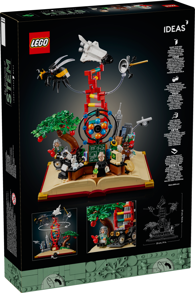 boîte LEGO Ideas 21355 : L’Évolution des STEM