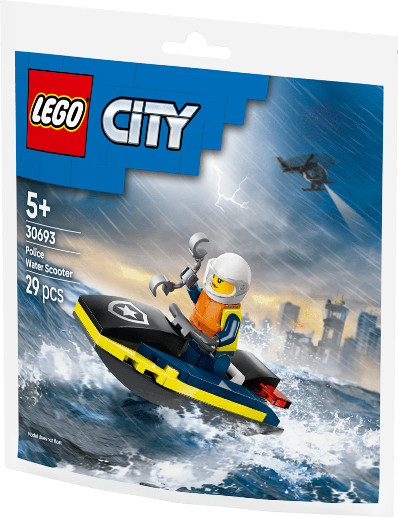 boîte LEGO City 30693 : Le jet-ski de la police