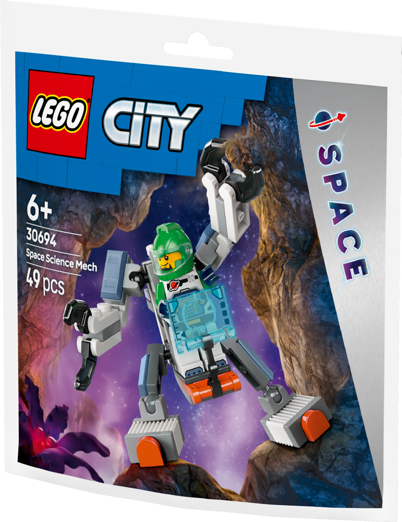 boîte LEGO City 30694 : Le robot scientifique de l’espace
