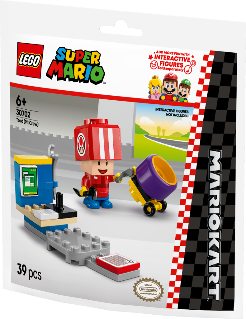 boîte LEGO 30702 Mario Kart™ – Toad (stand)