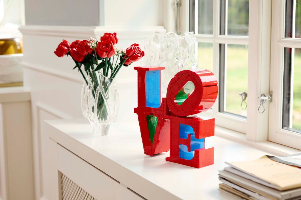 décoration LEGO Art 31214 : LOVE