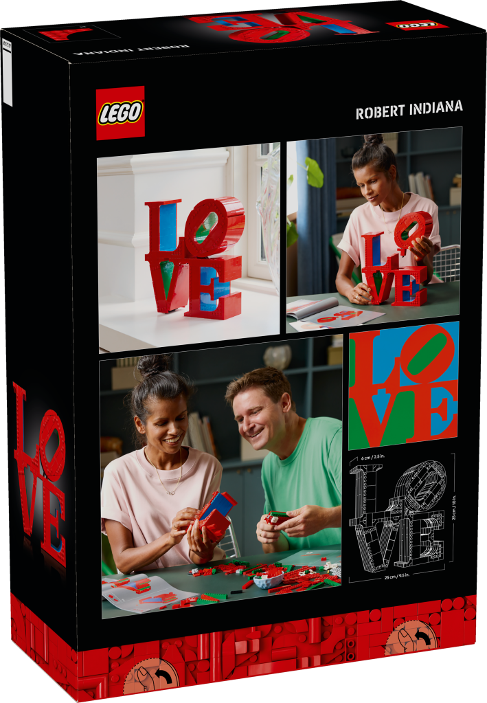 boîte LEGO Art 31214 : LOVE