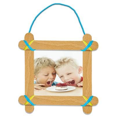 cadre photo bâtonnets de bois