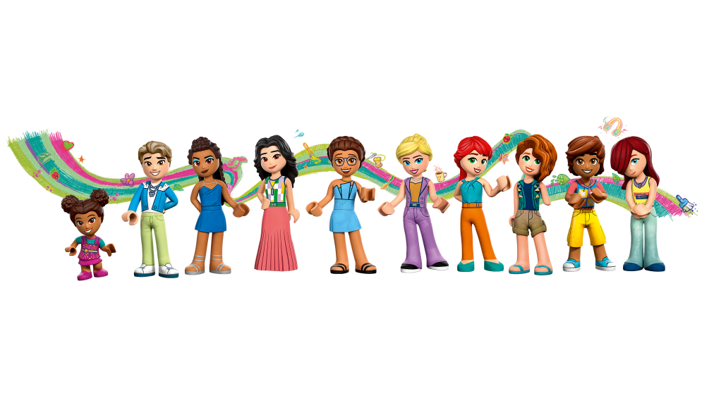 personnages LEGO Friends 42639 : La Villa Moderne d’Andréa