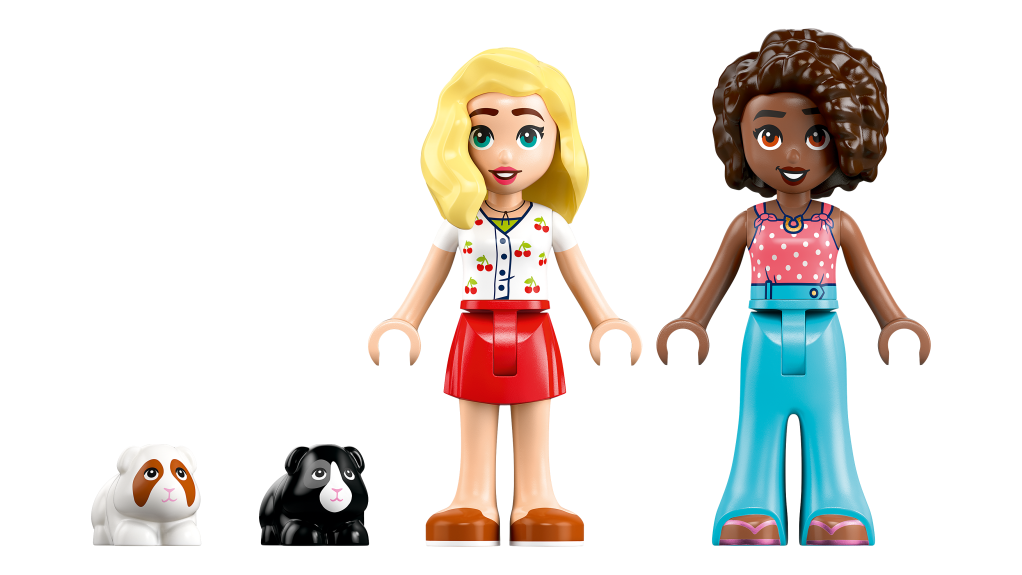 personnages LEGO Friends 42640 : L’Aire de Jeux des Cochons d’Inde