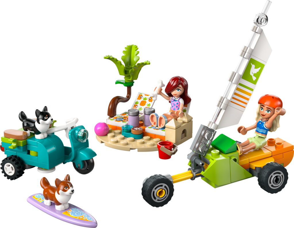 LEGO Friends 42641 : Chiens Surfeurs et Aventures en Scooter