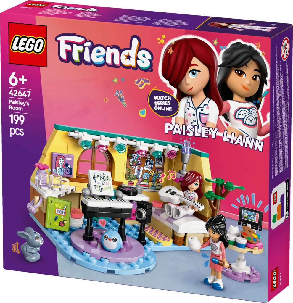 boîte LEGO Friends 42647 : La Chambre de Paisley