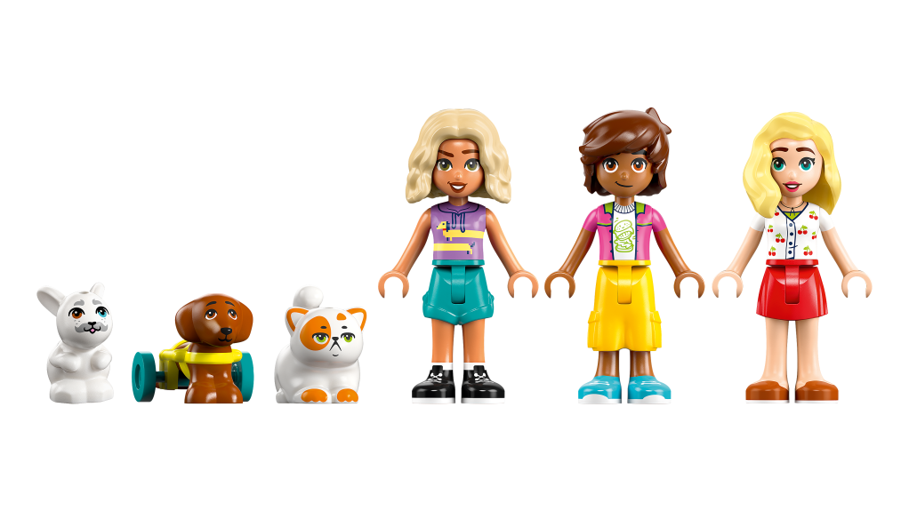 personnages LEGO Friends 42650 : La Boutique d’Accessoires pour Animaux