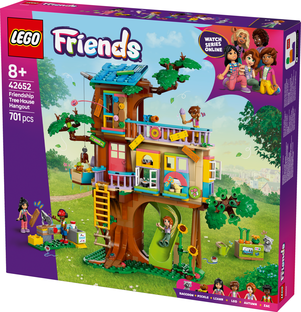 boîte LEGO Friends 42652 : La Cabane de l’Amitié