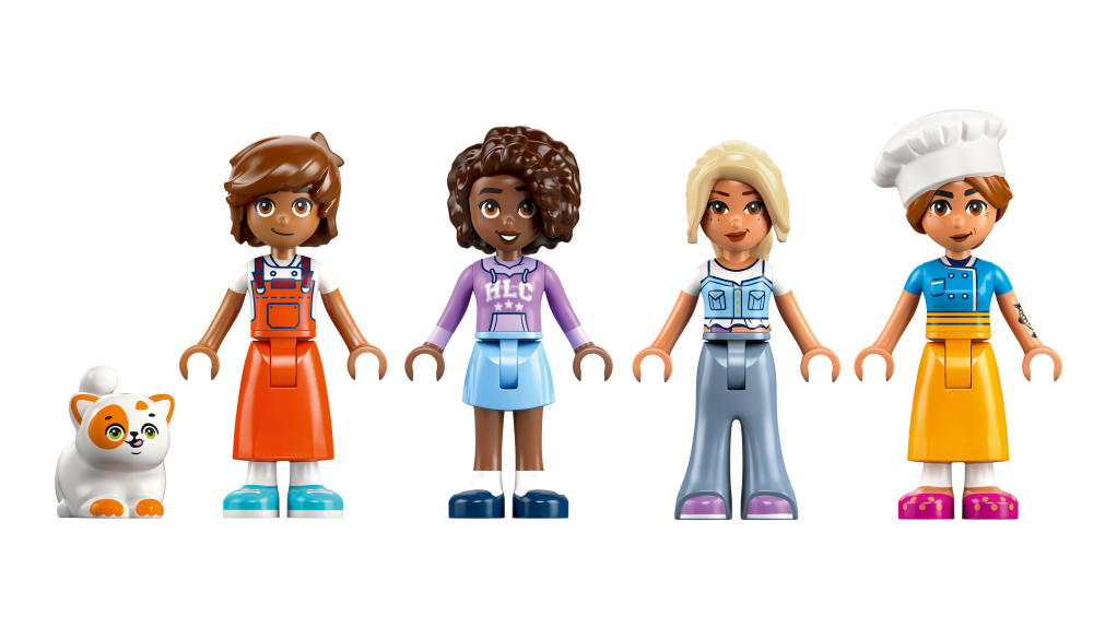 personnages LEGO Friends 42655 : Le Restaurant et l’École de Cuisine
