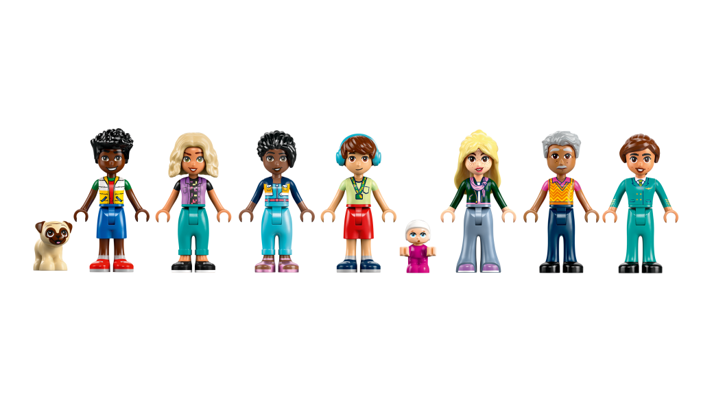 personnages LEGO Friends 42656 : L’Aéroport et l’Avion de Heartlake City
