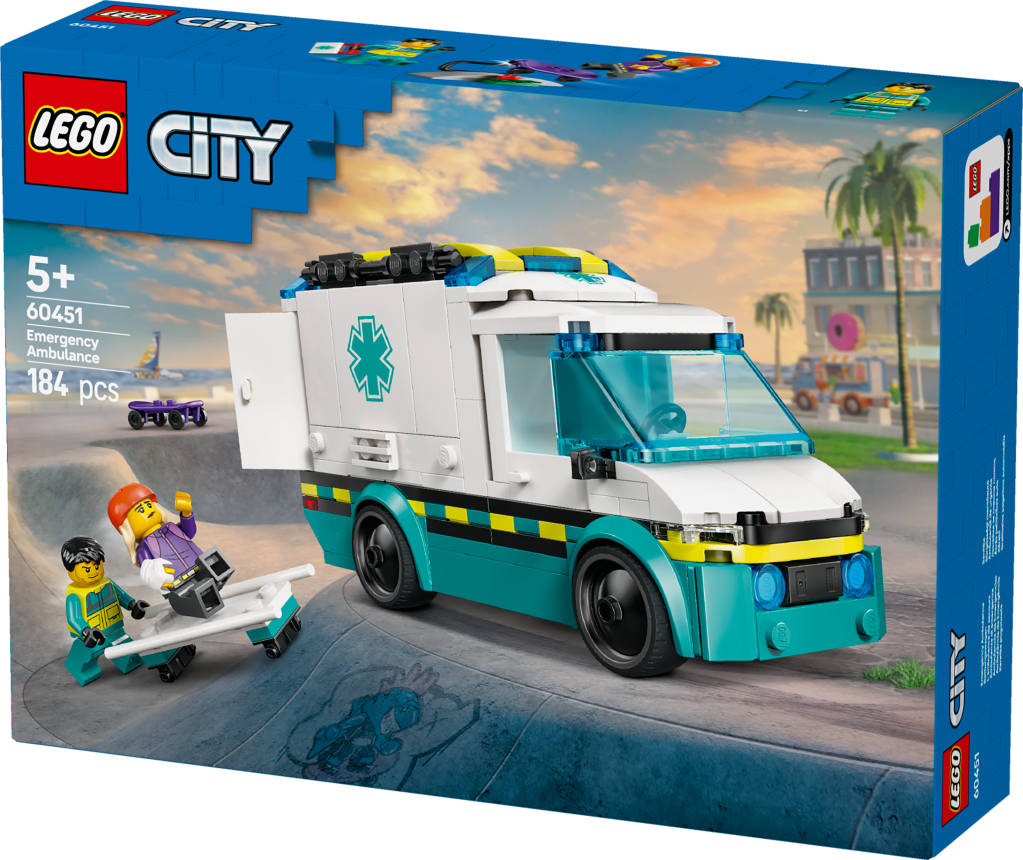 boîte LEGO City 60451 : L’Ambulance de Secours