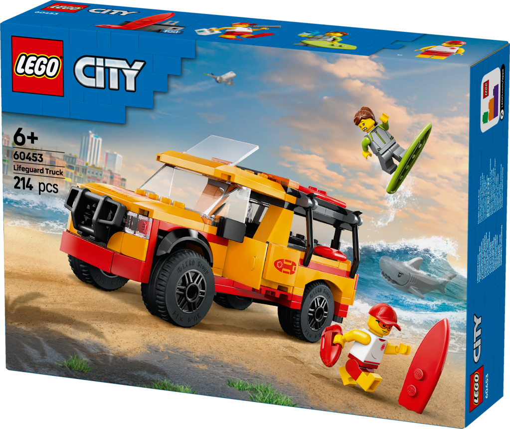 boîte LEGO City 60453 : Le Véhicule de Secours de la Plage