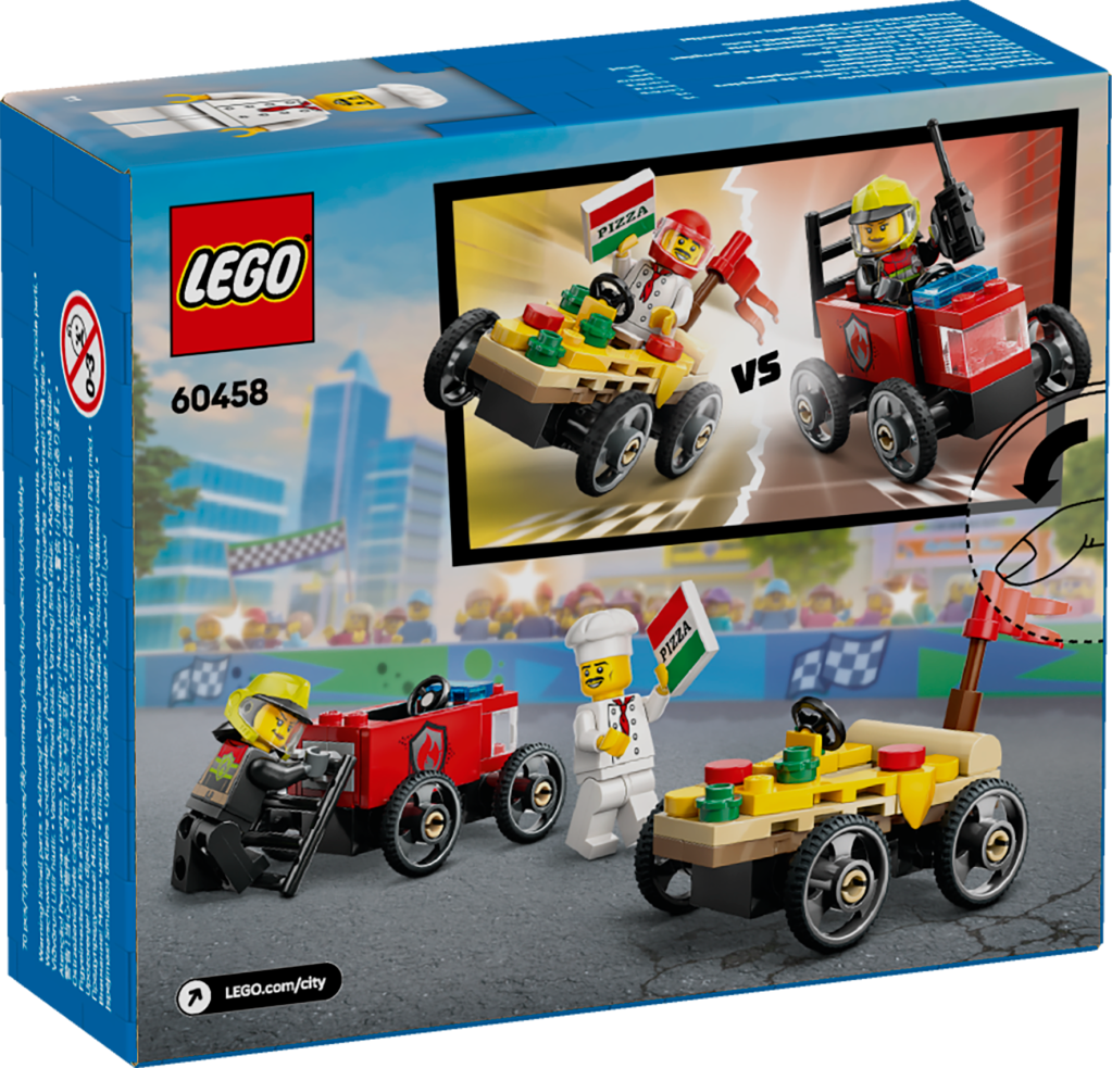boîte LEGO City 60458 : Pack de Bolides de Course