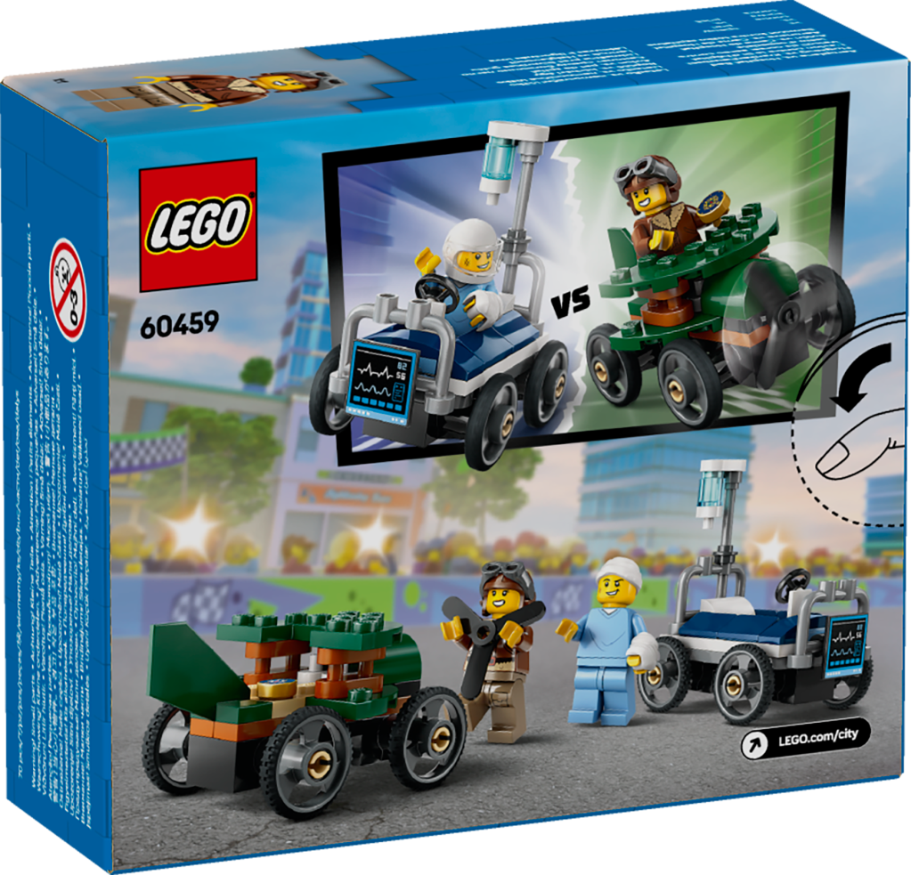 boîte LEGO City 60459 : Pack de Bolides de Course