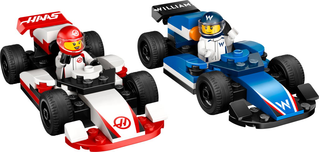 LEGO City 60464 : Voitures de course de F1 Williams Racing et Haas F1