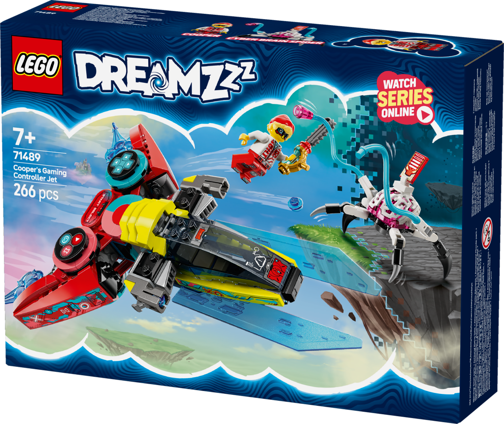 boîte LEGO DREAMZzz 71489 : L’Avion-Manette de jeu de Cooper