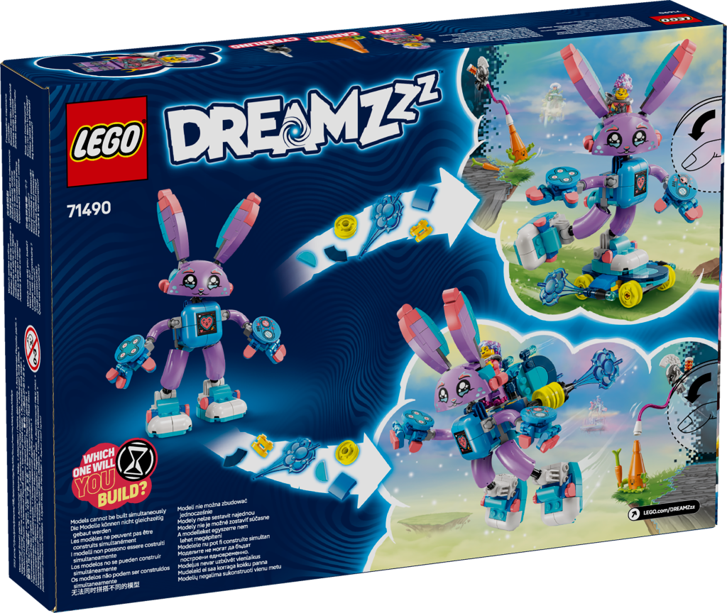 boîte LEGO DREAMZzz 71490 : Izzie et Bunchurro le lapin gamer