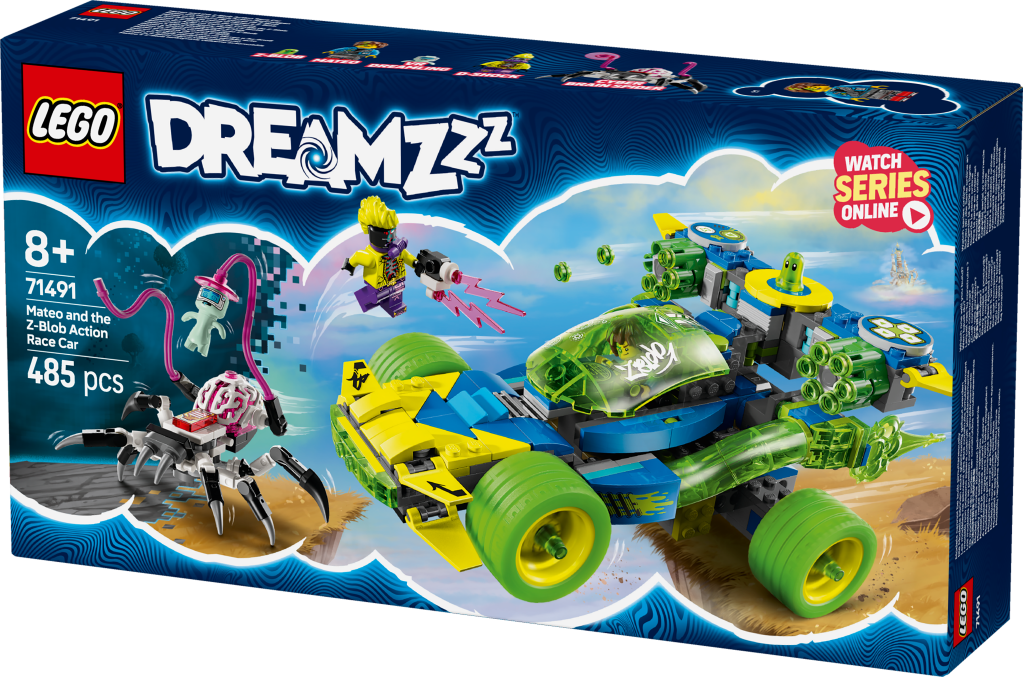 boîte LEGO DREAMZzz 71491 : Mateo et la voiture de course de Z-Blob