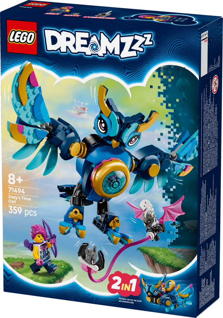 boîte LEGO DREAMZzz 71494 : Le hibou temporel de Zoey