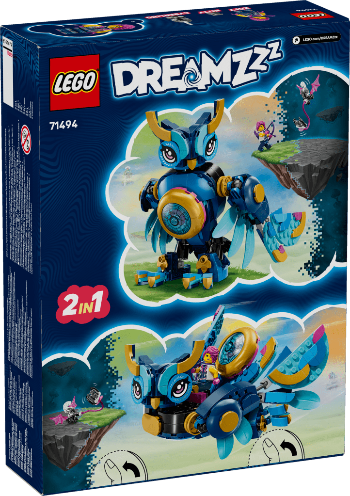 boîte LEGO DREAMZzz 71494 : Le hibou temporel de Zoey