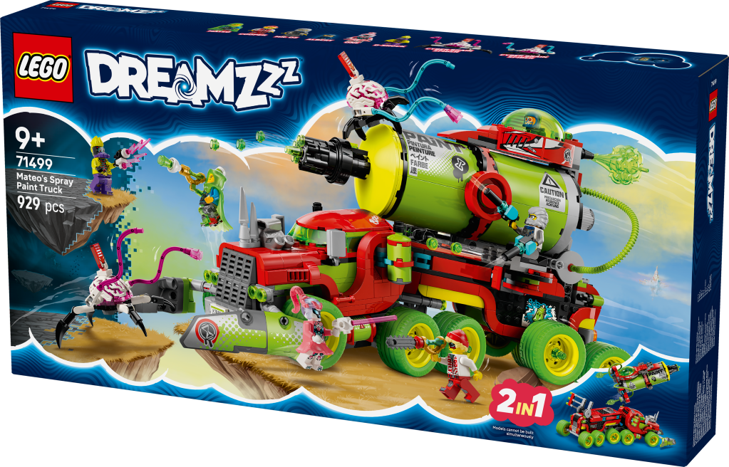 boîte LEGO DREAMZzz 71499 : Le camion spray de peinture de Mateo