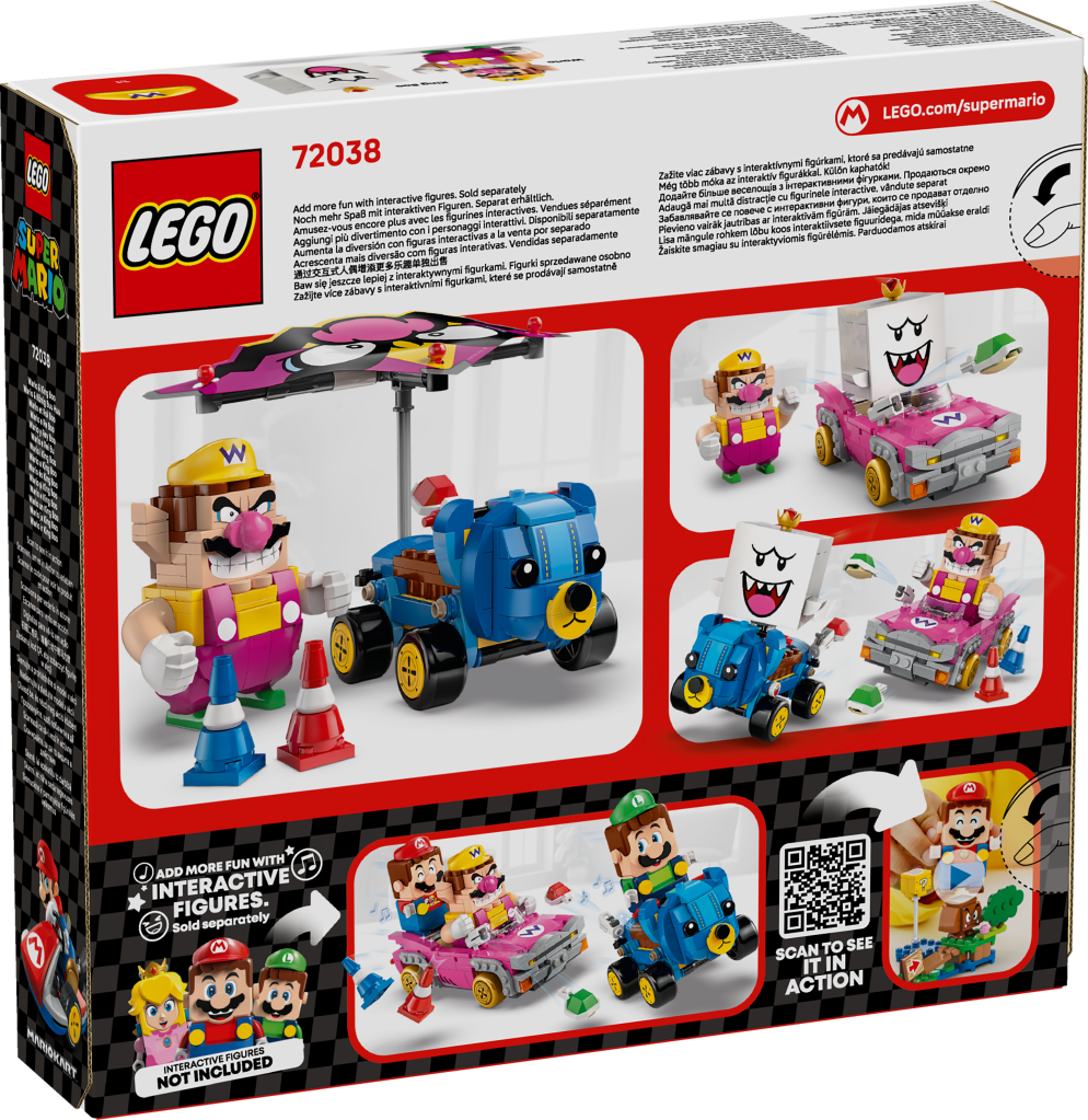 boîte LEGO Super Mario 72038 : Mario Kart – Wario et Roi Boo