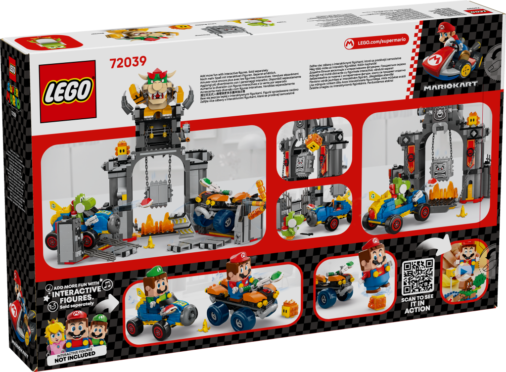 boîte LEGO Super Mario 72039 : Mario Kart – Château de Bowser