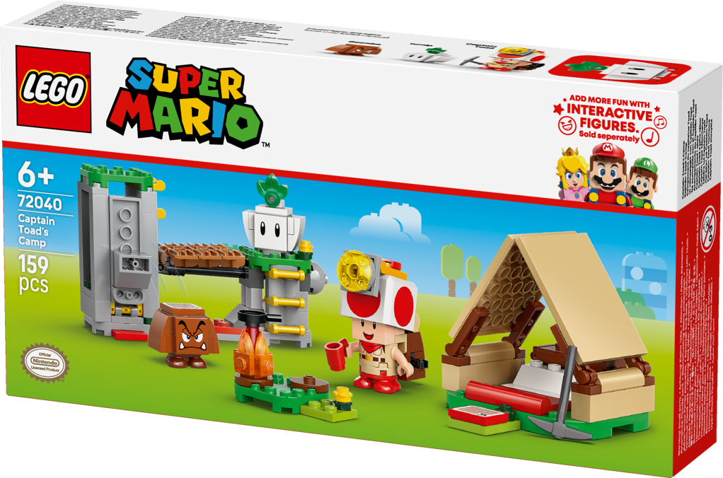 boîte LEGO Super Mario 72040 : Campement du Capitaine Toad