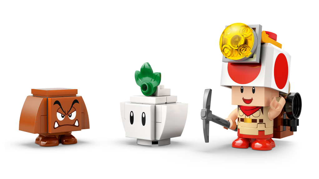 personnages LEGO Super Mario 72040 : Campement du Capitaine Toad