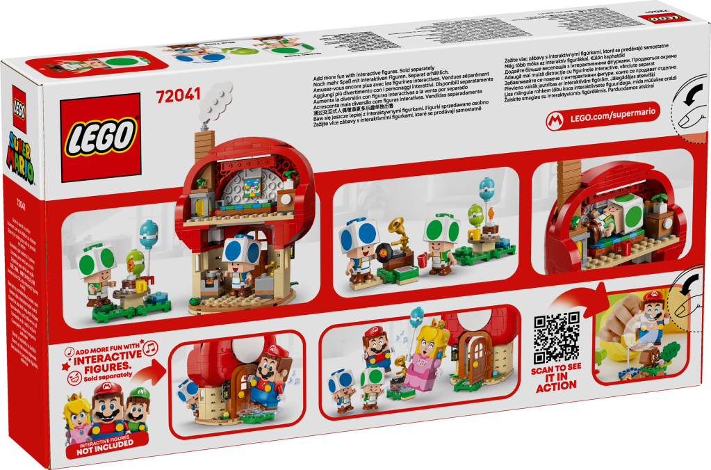 boîte LEGO Super Mario 72041 : Fête chez les Toads