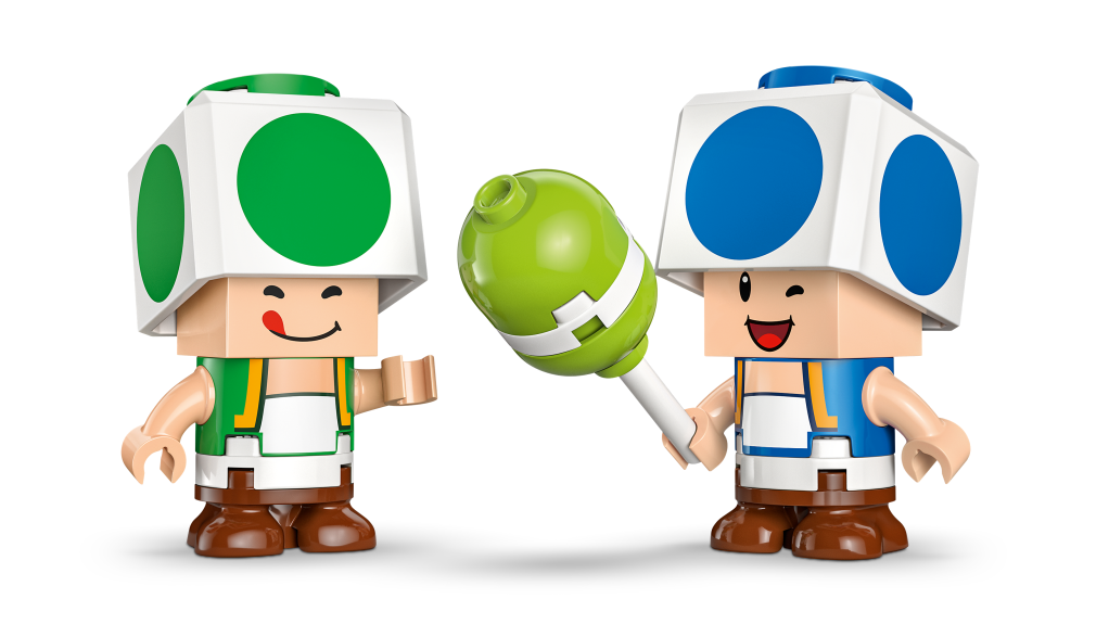 personnages LEGO Super Mario 72041 : Fête chez les Toads