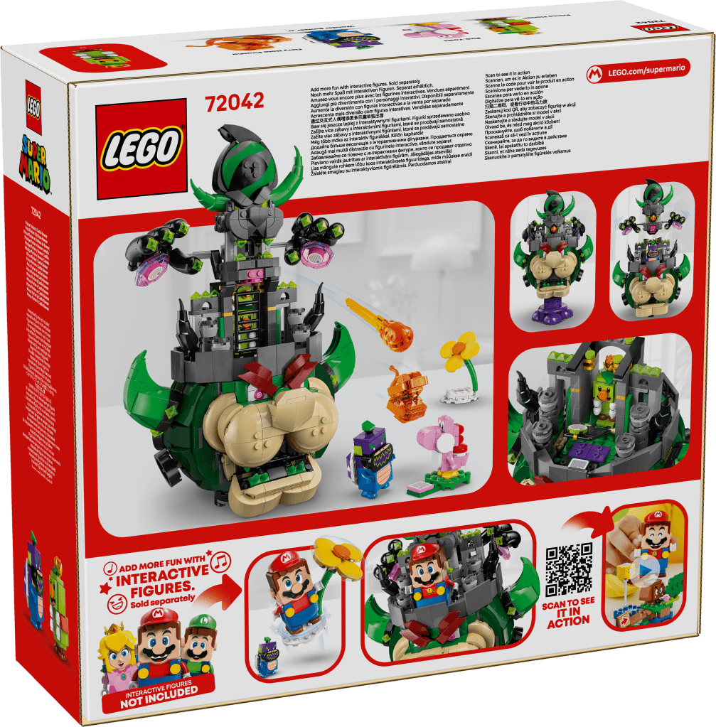 boîte LEGO Super Mario 72042 : Prince Florian et Château de Bowser