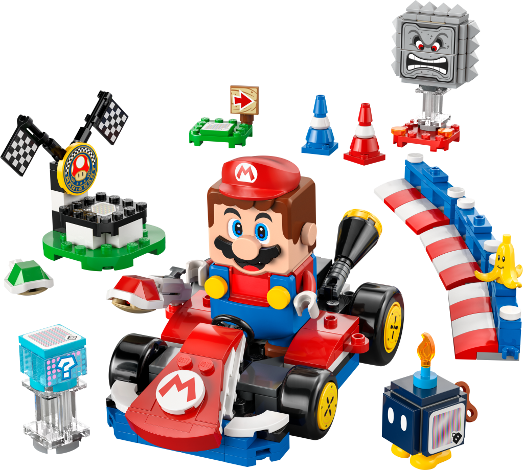 LEGO Mario Kart 72043 : Mario Interactif et Kart Standard