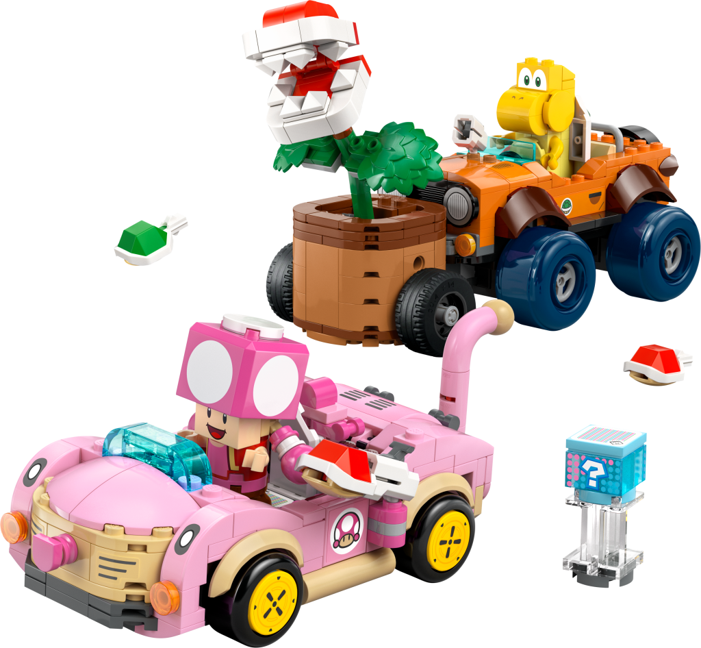 LEGO Super Mario 72044 : Mario Kart – Course-Poursuite avec Bonus Plante Piranha