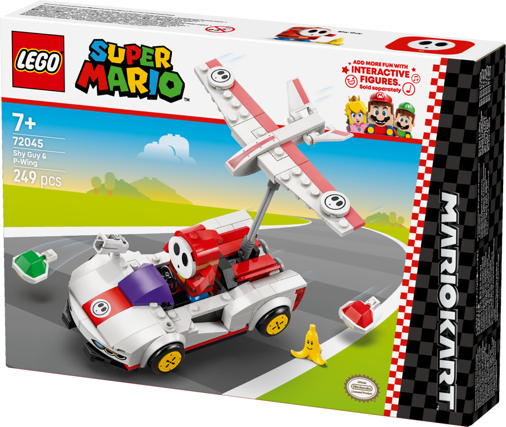 boîte LEGO Super Mario 72045 : Mario Kart – Maskass et Magikart