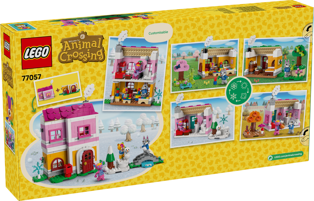 boîte LEGO Animal Crossing 77057 Les Maisons Créatives – Au Gré des Saisons
