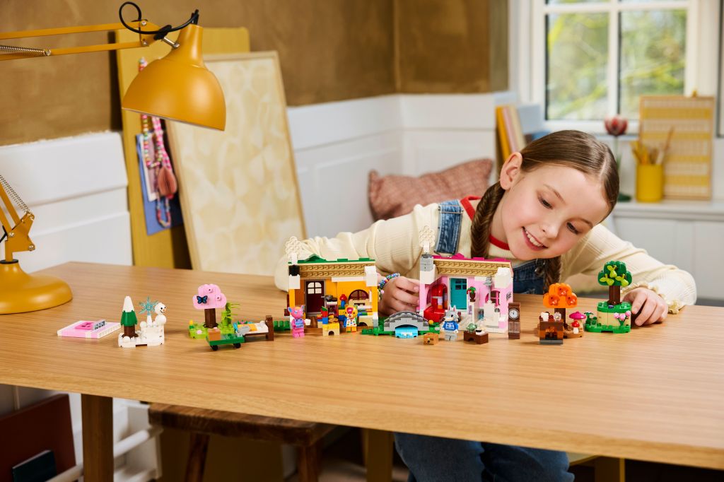 détails LEGO Animal Crossing 77057 Les Maisons Créatives – Au Gré des Saisons